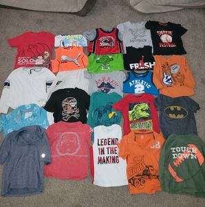 Assorted Boys Graphic Shirts Size 4